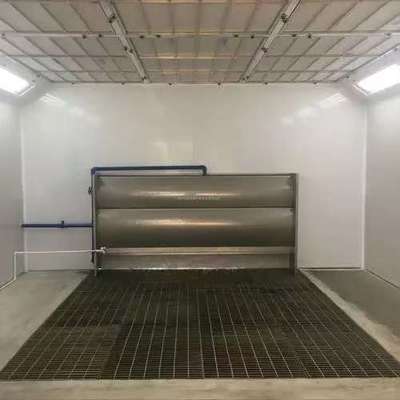 304 Stainless Steel Water Curtain Spray Painting Booth with Dual Filtration System