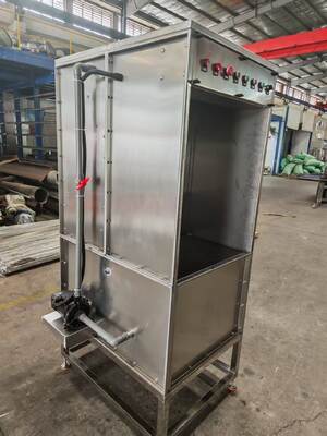 Laboratory Floor-Standing Water Curtain Spray Booth Small Parts Finishing