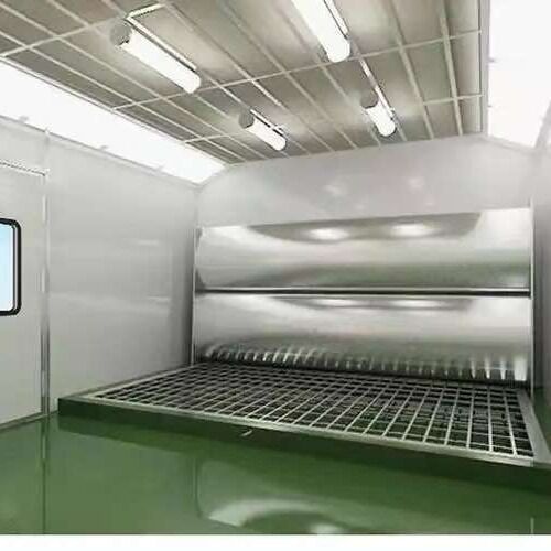 304 Stainless Steel Water Curtain Spray Painting Booth with Dual Filtration System