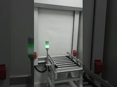 Линия высокопроизводительного покрытия роллерами для средних деталей с работой