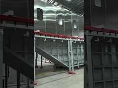 Автоматизированная линия отделки Порошковое покрытие линии краски Точная линия краски с прозрачным покрытием