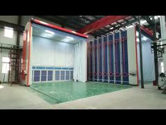 Промышленная высокоэффективная телескопическая мобильная покрасочная камера и телескопическая палатка