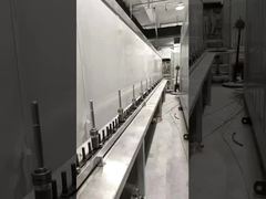 Цепь конвейера большой грузоподъемности для промышленного покрытия. Линия производства валкового покрытия.