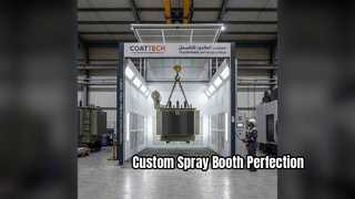 Специальная покрасочная камера CoatTech для трансформаторов