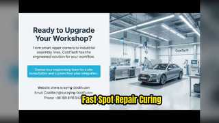 Коротковолновая инфракрасная лампа для точечного ремонта